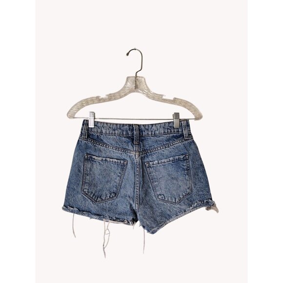 Arizona Shorts 3 Juniors Distressed Raw Cuff Pockets Summer - Picture 2 of 8